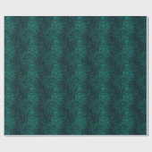 ひび割れ金属王室のティール(緑がかった色)グリーンフォイルのテクスチャ ラッピングペーパー (フラット)