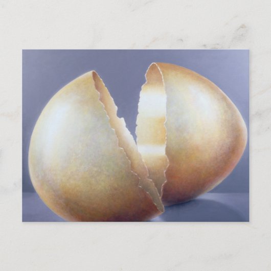 ひび割れ青銅器時代卵 ポストカード (正面)