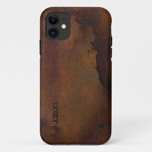 ひび割れ、錆びた外観 iPhone 11 ケース