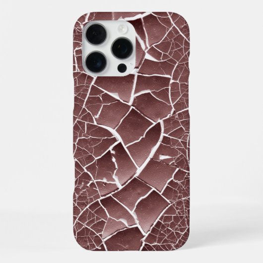 ひび割れ iPhoneケース (裏面)