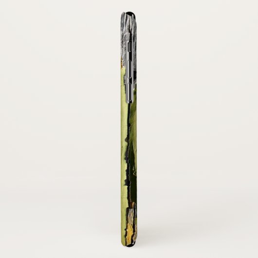 ひび割擦り切れたれ風化した緑の納屋の木 Case-Mate iPhoneケース (裏面/左)