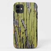 ひび擦り切れた入り風化緑の納屋木ケース – マ Case-Mate iPhoneケース (裏面)