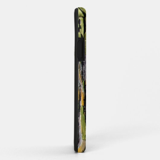 ひび擦り切れた入り風化緑の納屋木ケース – マ Case-Mate iPhoneケース (裏面/右)