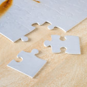 ひび絵を描割れ白、錆びた車。 ジグソーパズル (側面)