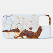 ひび絵を描割れ白、錆びた車。 Case-Mate iPhoneケース (裏面 (横))