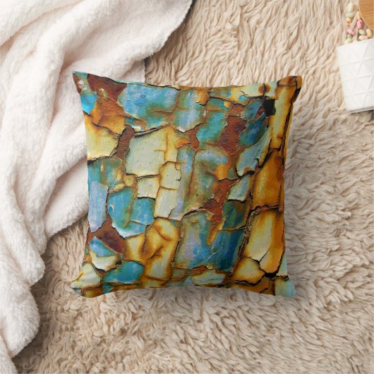 ひび絵を描割れ クッション (ブランケット)