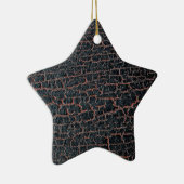 ひび絵を描割れ セラミックオーナメント (右)