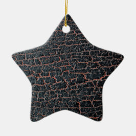 ひび絵を描割れ セラミックオーナメント