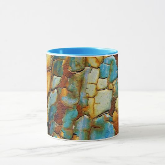 ひび絵を描割れ マグカップ (中央)