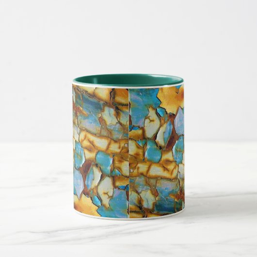 ひび絵を描割れ マグカップ (中央)