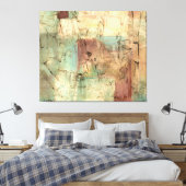 ひび絵画割れた地音 キャンバスプリント (インサイチュ (寝室))