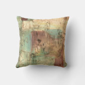 ひび絵画割れた地音 クッション (裏面)