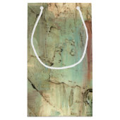 ひび絵画割れた地音 スモールペーパーバッグ (裏面)