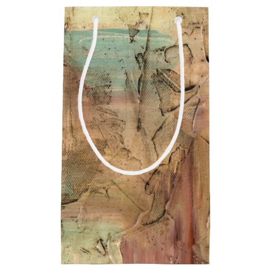 ひび絵画割れた地音 スモールペーパーバッグ (正面)