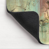 ひび絵画割れた地音 マウスパッド (コーナー)