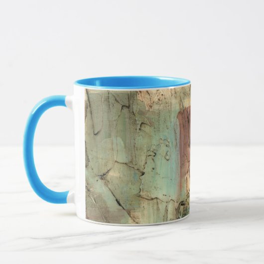 ひび絵画割れた地音 マグカップ (左)
