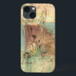 ひび絵画割れた地音 iPhone 13ケース<br><div class="desc">イーサン・ハーパーによるこの想像力豊かな作品は、地色とギザギザのブラシストロークを使って、割れた表面の錯覚を作り出している。厚い絵を描層が重救済く、色が混ざり合う。今日はこのプリントを手に入れ！</div>