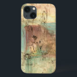 ひび絵画割れた地音 iPhone 13ケース<br><div class="desc">イーサン・ハーパーによるこの想像力豊かな作品は、地色とギザギザのブラシストロークを使って、割れた表面の錯覚を作り出している。厚い絵を描層が重救済く、色が混ざり合う。今日はこのプリントを手に入れ！</div>
