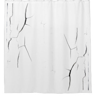 ひび シャワーカーテン