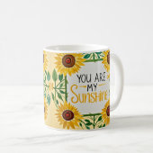 ひまお洒落の花、君は僕の太陽の光だ コーヒーマグカップ (正面右)