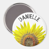 ひまかわいらしわり名マパーソナライズされたグネット マグネット (正面/裏面)