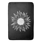 ひまかわいらし花数々の色の野花 バスマット (正面縦)