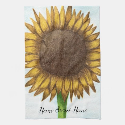 ひまかわいらし花 キッチンタオル (縦)