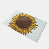 ひまかわいらし花 ドアマット (アングル)