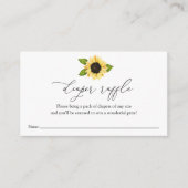 ひまわりおむつラッフルインサートカード エンクロージャーカード