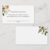 ひまわりおむつラッフルインサートカード エンクロージャーカード (正面/裏面)