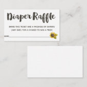 ひまわりおむつラッフルチケットエンクロージャカード エンクロージャーカード (正面/裏面)