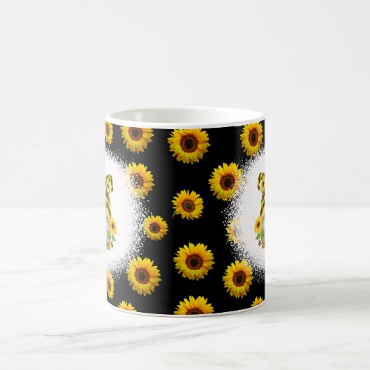 ひまわりお洒落付き格言 コーヒーマグカップ (中央)