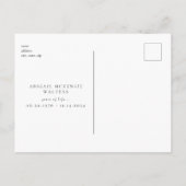 ひまわりお祝いオブライフ招待状 ポストカード (裏面)