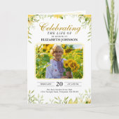 ひまわりお祝い生活葬祭記念館 プログラム (正面)