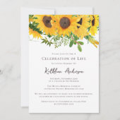 ひまわりお祝い生活葬祭記念館 招待状 (正面)