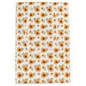 ひまわりお祝い ミディアムペーパーバッグ (正面)