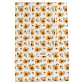 ひまわりお祝い ミディアムペーパーバッグ (裏面)