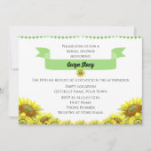 ひまわりかわいらし招待状 招待状 (正面)