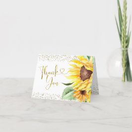 ひまわりがやってくる ベビーシャワー 感謝カード