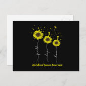 ひまわりがんを愛する信仰ホープ 案内ポストカード (正面/裏面)