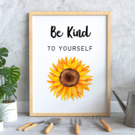 ひまわりが自分に優しい ポスター
