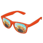 ひまわりきらめくと青空 レトロサングラス (アングル)