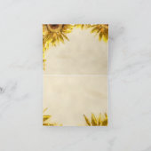 ひまわりすべての行事グリーティングカード サンキューカード (内部)