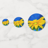 ひまわりつながりテーブル紙吹雪 コンフェッティ (正面)