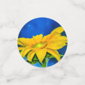 ひまわりつながりテーブル紙吹雪 コンフェッティ (スモール正面)