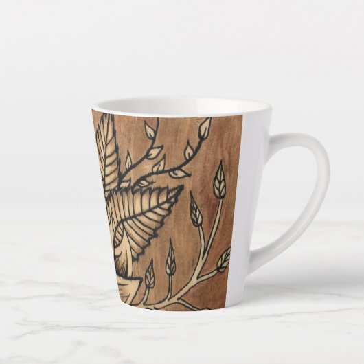 ひまわりつる植物ラテマグカップ カフェラテマグ (右)