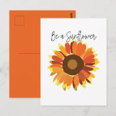 ひまわりであれ ポストカード (正面/裏面)