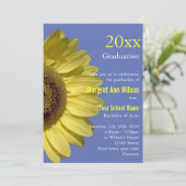 ひまわりでのお祝い、卒業式。 招待状 (スタンド正面)