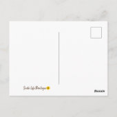 ひまわりとあなたがいるからこそ 違いが生まれる ポストカード (裏面)