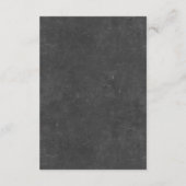 ひまわりとストリングライトのブラックボード受付 エンクロージャーカード (裏面)